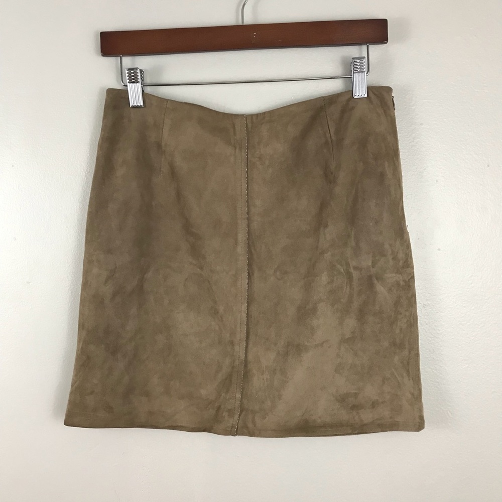 Brunello Cucinelli | Leather Suede Mini Skirt